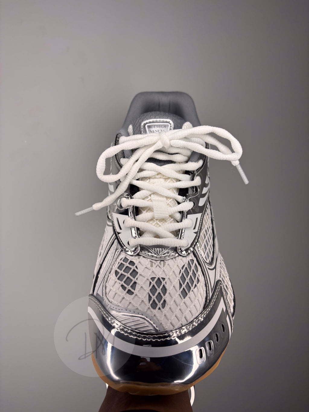 WHITE & SLIVER ORIBT SNEAKER'S