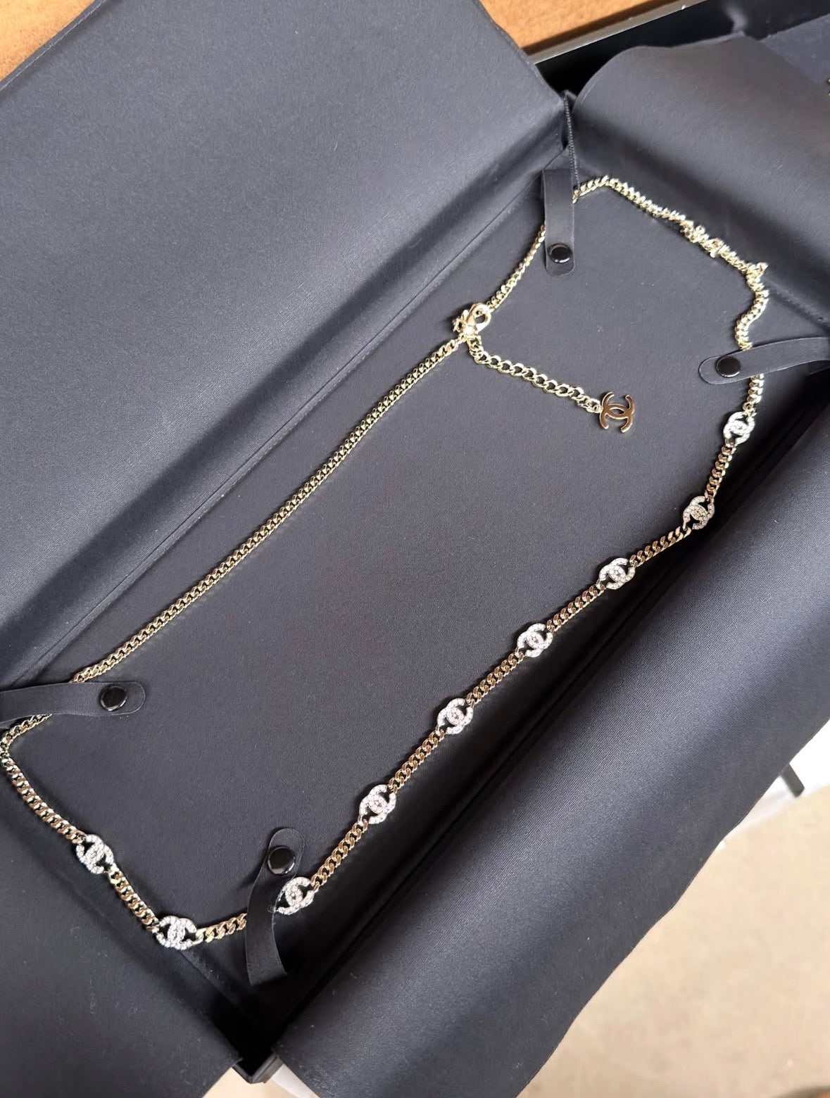 GOLD C.C NECKLACE