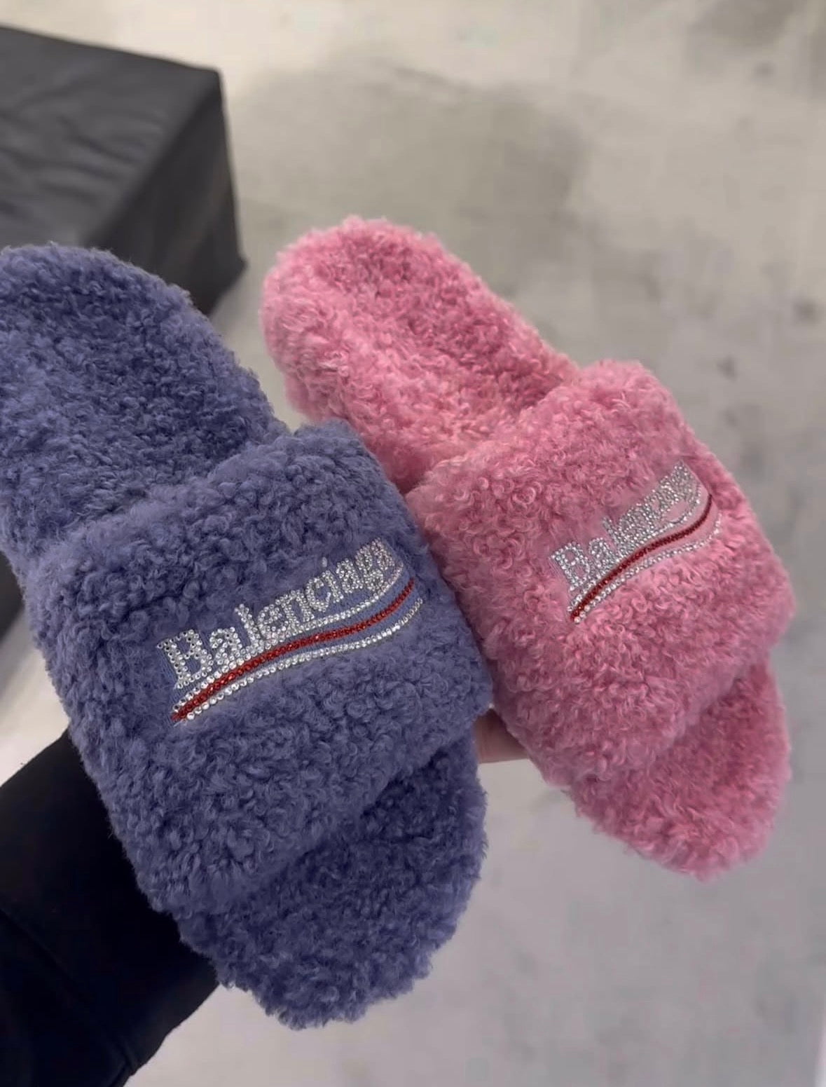 FUR BALENCI SLIDE'S