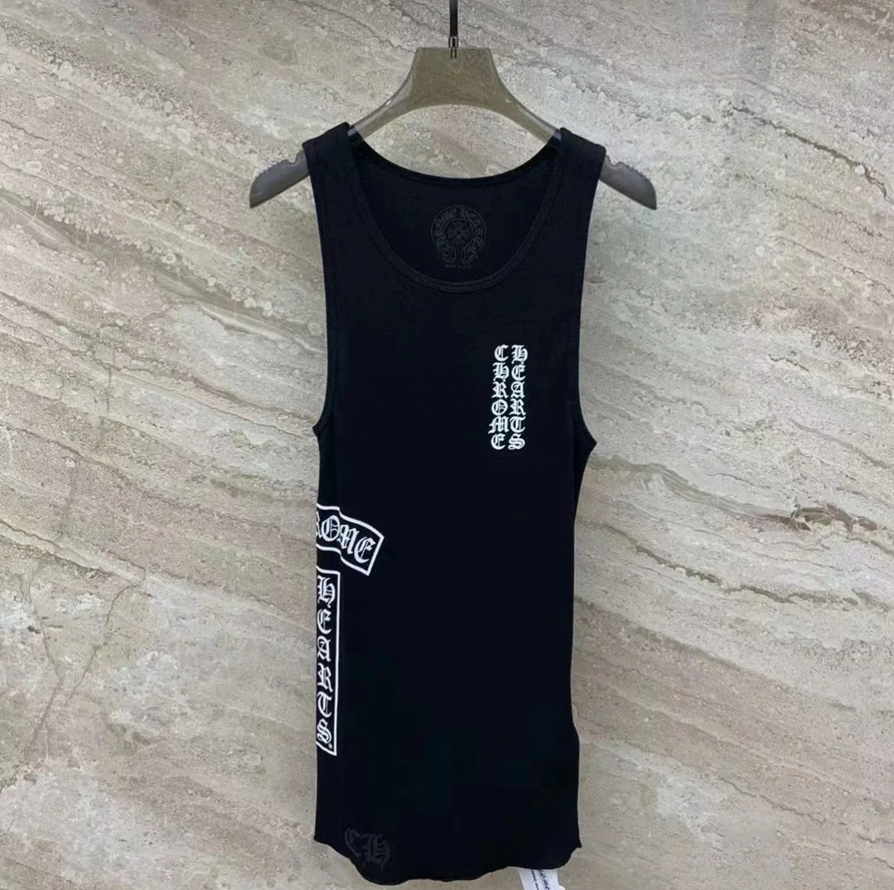 BLACK CHROME TANK TOP