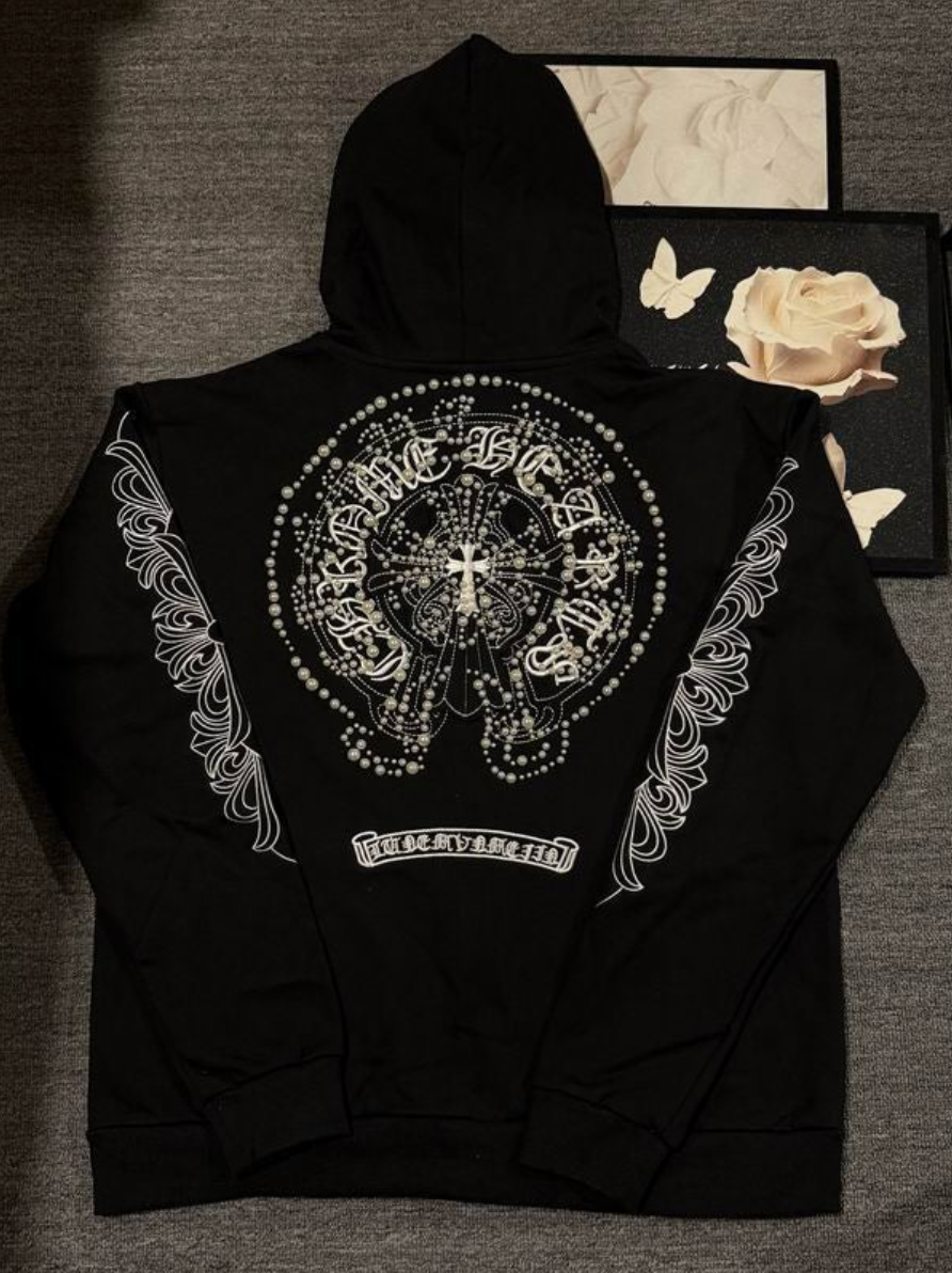 BLACK CHROME HOODIE